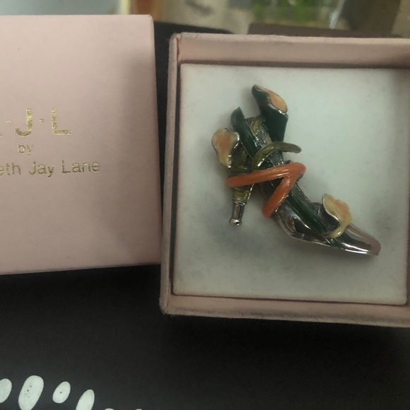 Kenneth Jay Lane Accessories - Vintage KJL Calla Lily Shoe Brooch